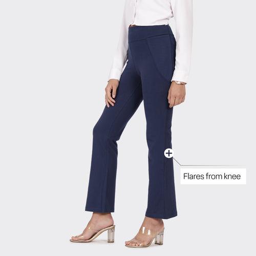 Groove-In Cotton Flare Pants