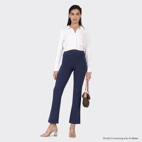 Groove-In Cotton Flare Pants