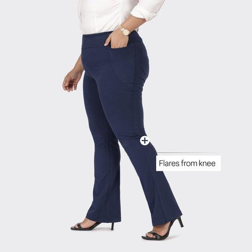 Groove-In Cotton Flare Pants