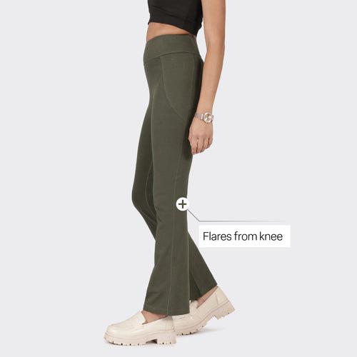 Groove-In Cotton Flare Pants