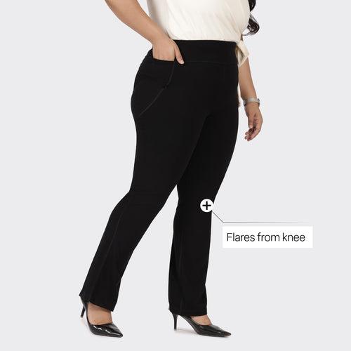 Groove-In Cotton Flare Pants Tall