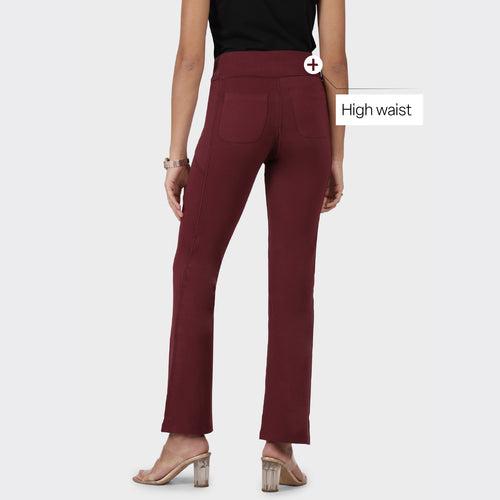 Groove-In Cotton Flare Pants Tall