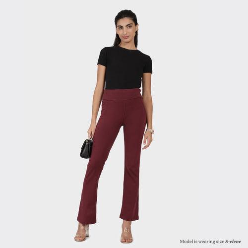 Groove-In Cotton Flare Pants Tall