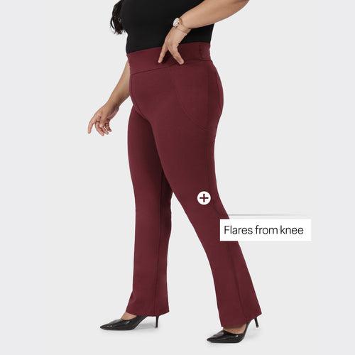 Groove-In Cotton Flare Pants Tall