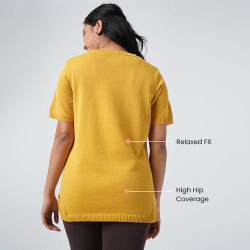 The At-Ease Cotton Knit Top