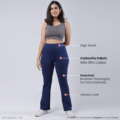 Groove-In Cotton Flare Pants Tall