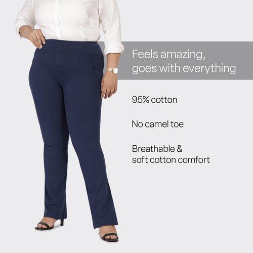 Groove-In Cotton Flare Pants