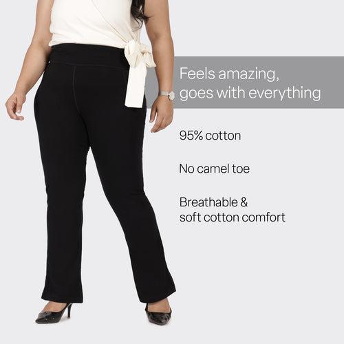 Groove-In Cotton Flare Pants