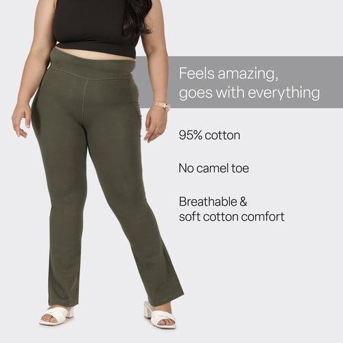 Groove-In Cotton Flare Pants