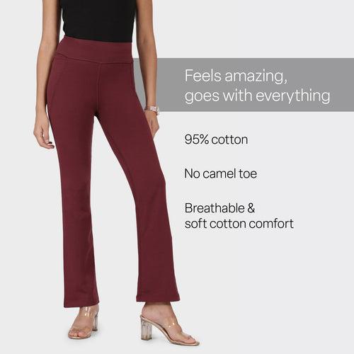 Groove-In Cotton Flare Pants