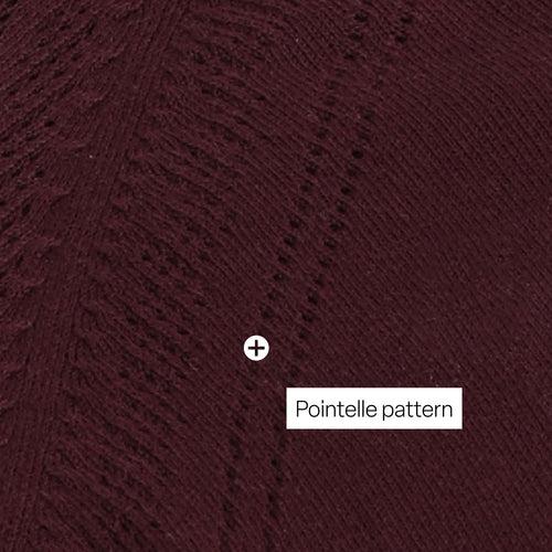 At-Ease Cotton Knit Pointelle Top - Full