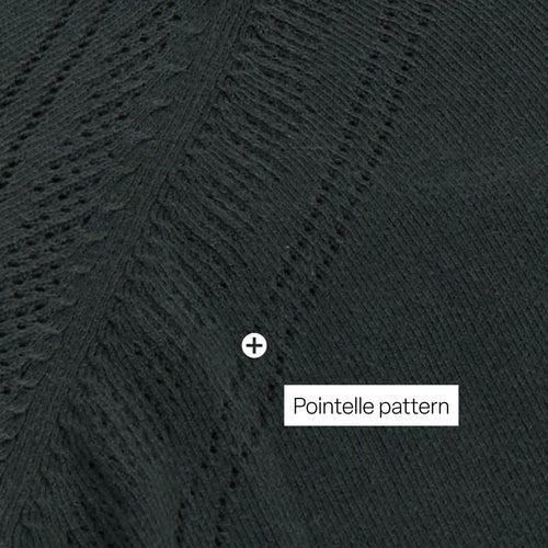 At-Ease Cotton Knit Pointelle Top - Full