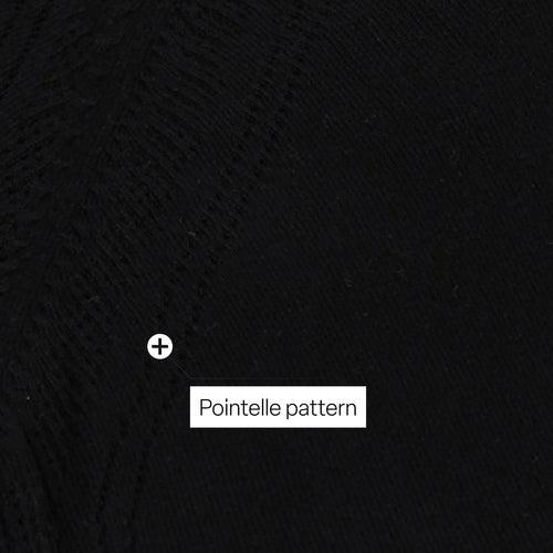 At-Ease Cotton Knit Pointelle Top - Full