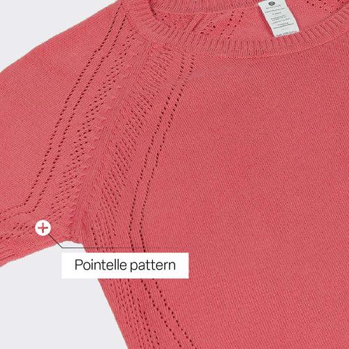 At-Ease Cotton Knit Pointelle Top