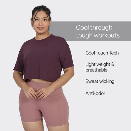 AeroCool™ Training - Mesh Boxy Crop