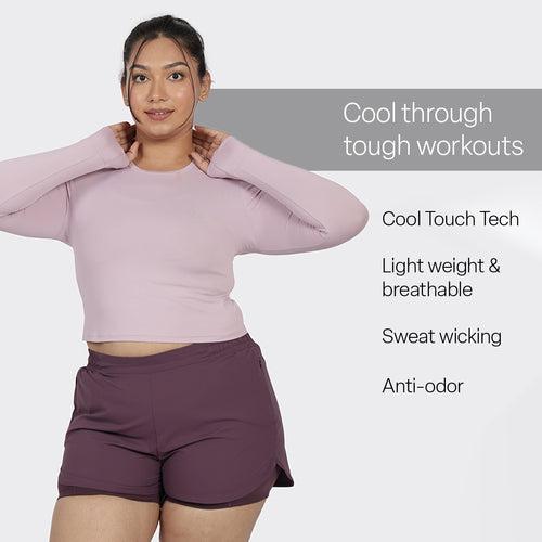 AeroCool™ Training - Crop Top Full Sleeves