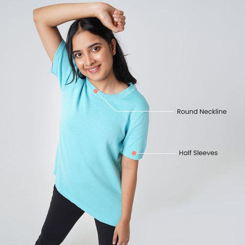 The At-Ease Cotton Knit Top