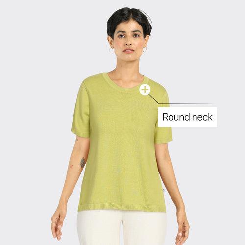 The At-Ease Cotton Knit Top