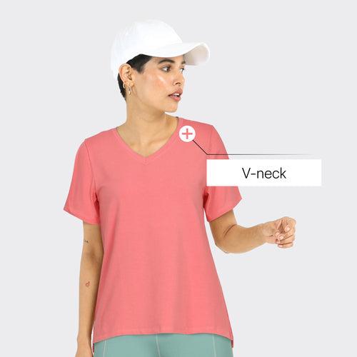 Last Tee - V Neck Half Sleeves