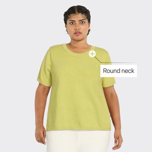 The At-Ease Cotton Knit Top