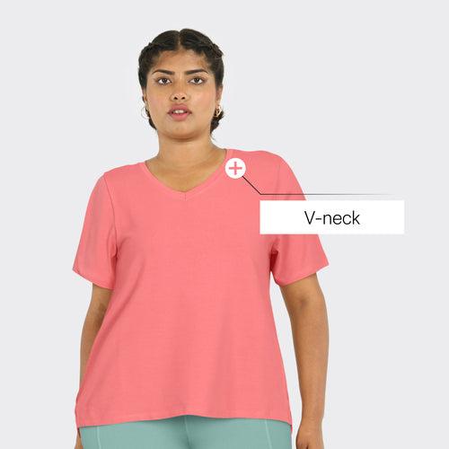 Last Tee - V Neck Half Sleeves