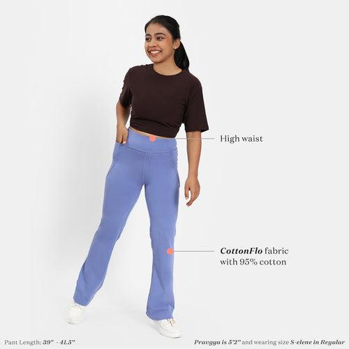 Groove-In Cotton Flare Pants Tall