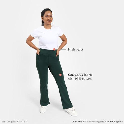 Groove-In Cotton Flare Pants Tall