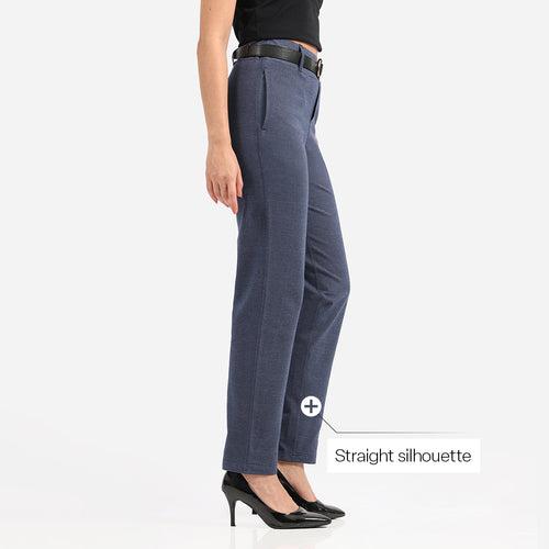 Work-To-Wine Twill Straight Pants