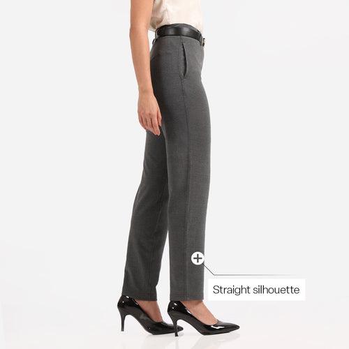 Work-To-Wine Twill Straight Pants