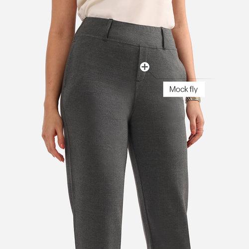 Work-To-Wine Twill Straight Pants