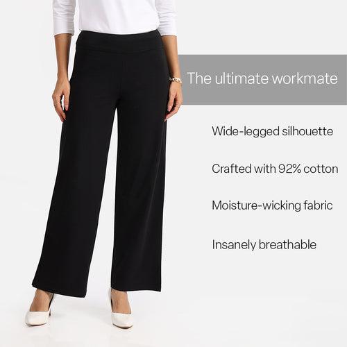 AM:PM Cotton Wide Legged Pants - Lite