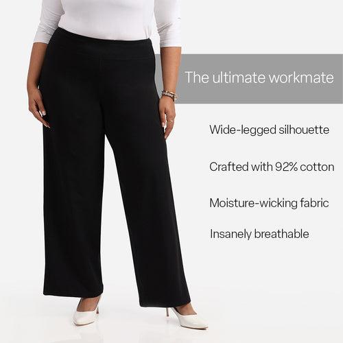 AM:PM Cotton Wide Legged Pants - Lite