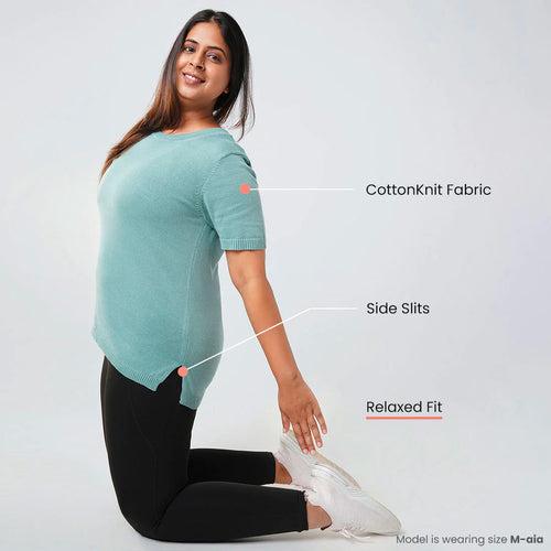 The At-Ease Cotton Knit Top