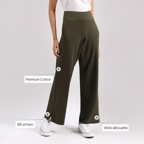 AM:PM Cotton Wide Legged Pants - Lite