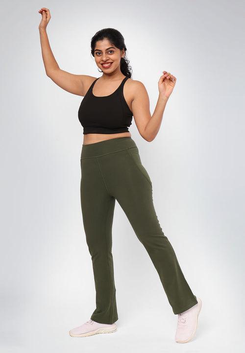 Groove-In Cotton Flare Pants