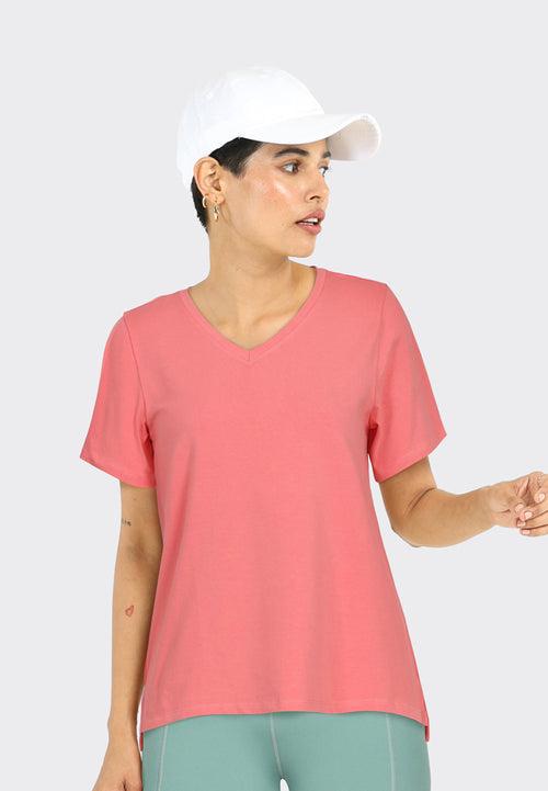 Last Tee - V Neck Half Sleeves