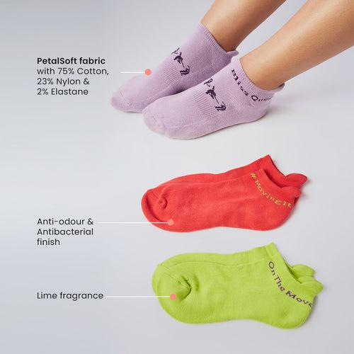 Active Cushioned Ankle Socks