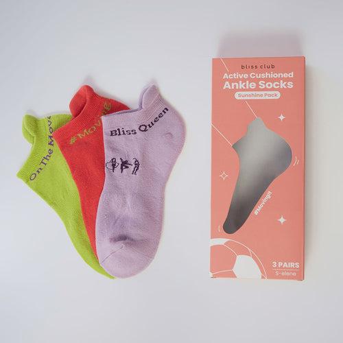 Active Cushioned Ankle Socks