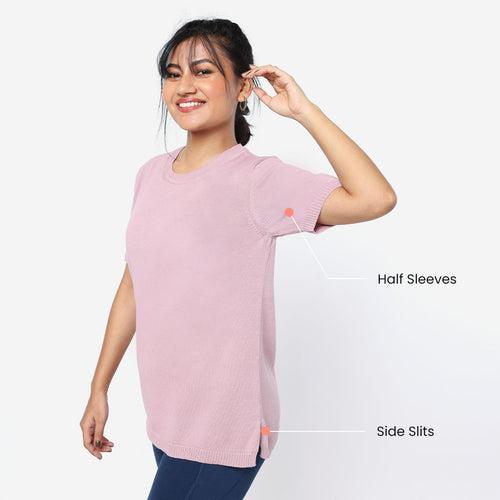 At-Ease Cotton Knit Top