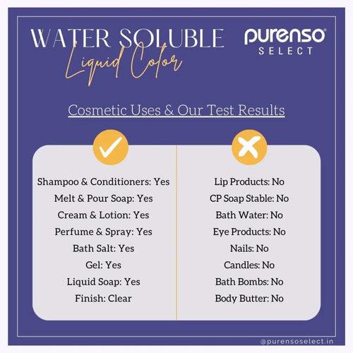 Water Soluble Liquid Colors - Golden Yellow