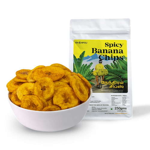 Best seller combo: Peri Peri Banana Chips 250g + Spicy Banana Chips 250g