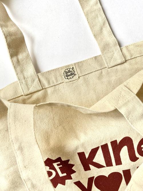 Canvas tote- Be kind to your mind