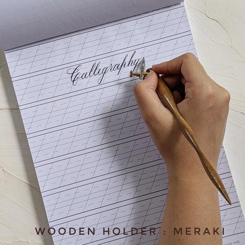 Wooden Oblique Holder - Meraki