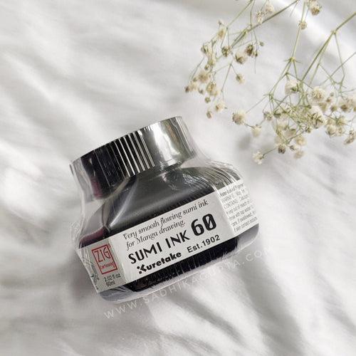 Black Sumi ink - 60 ml