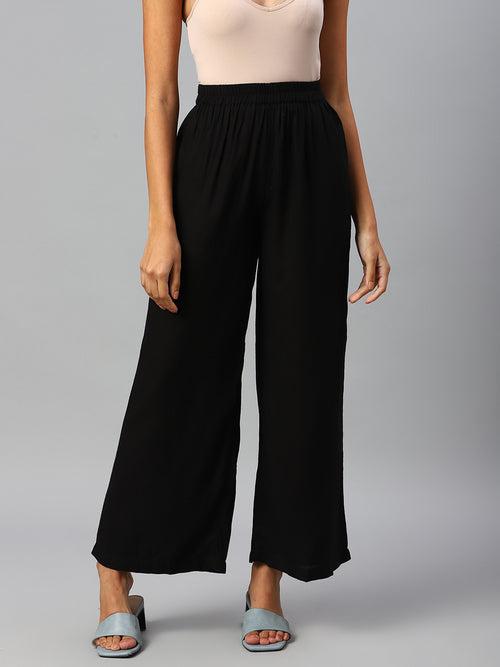 Women Black Palazzos