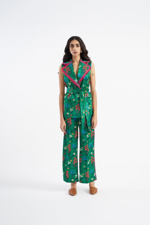 20502 JAISAL EMERALD PANTSUIT