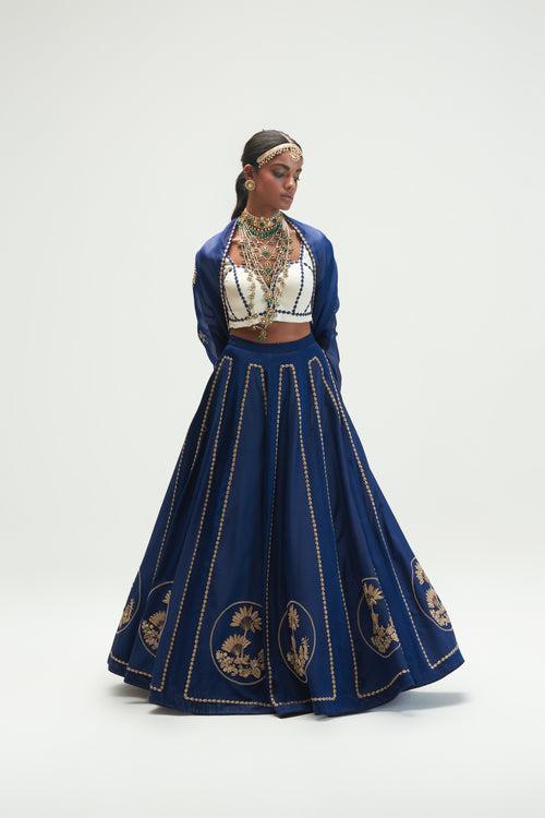 T1001 SAPPHIRE LEHENGA SET