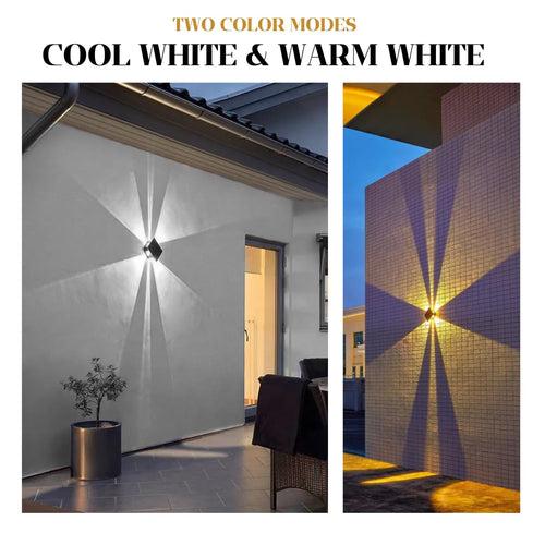 Hardoll Solar Light 6 LED Decorative Waterproof 30W Wall Lamp for Home Garden Outdoor Decoration(Pack of 1)