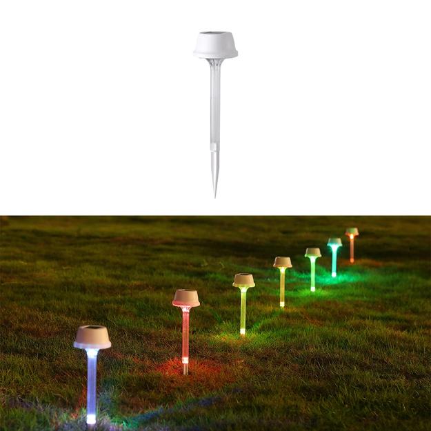 Hardoll Solar Outdoor Waterproof with Color changing Spike decorative  Light (RGB Color Modes)