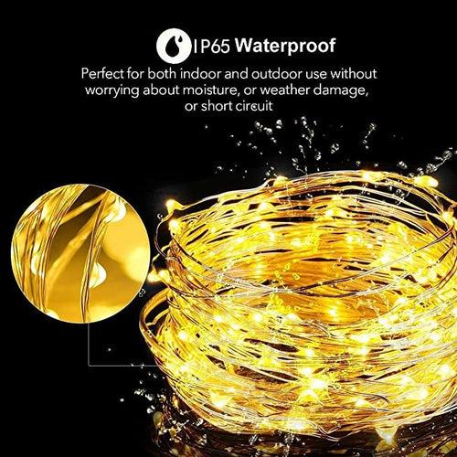 Hardoll Solar String Lights 200 LED Decorative Lighting for Garden, Home,Lawn, Party,Holiday,Indoor,Outdoor Waterproof(Warm White)